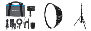 Nanlite Forza 60B II Bi-color LED luč KIT  softbox stojalo